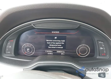 2018 Audi Q7 2.0T Premium из США, поврежденный, VIN WA1LHAF73JD031666